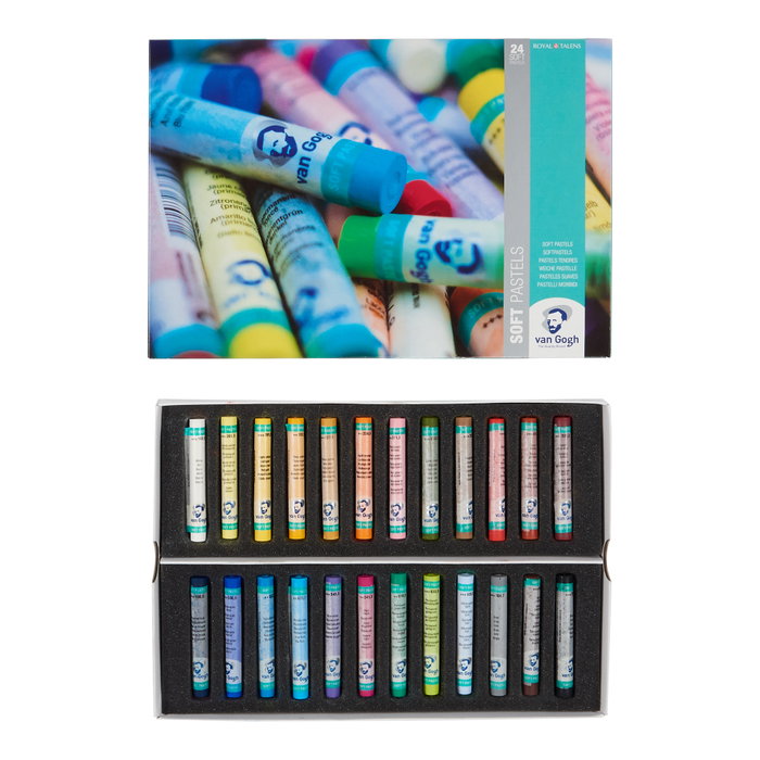 Van Gogh Set de pasteles suaves con 24 colores